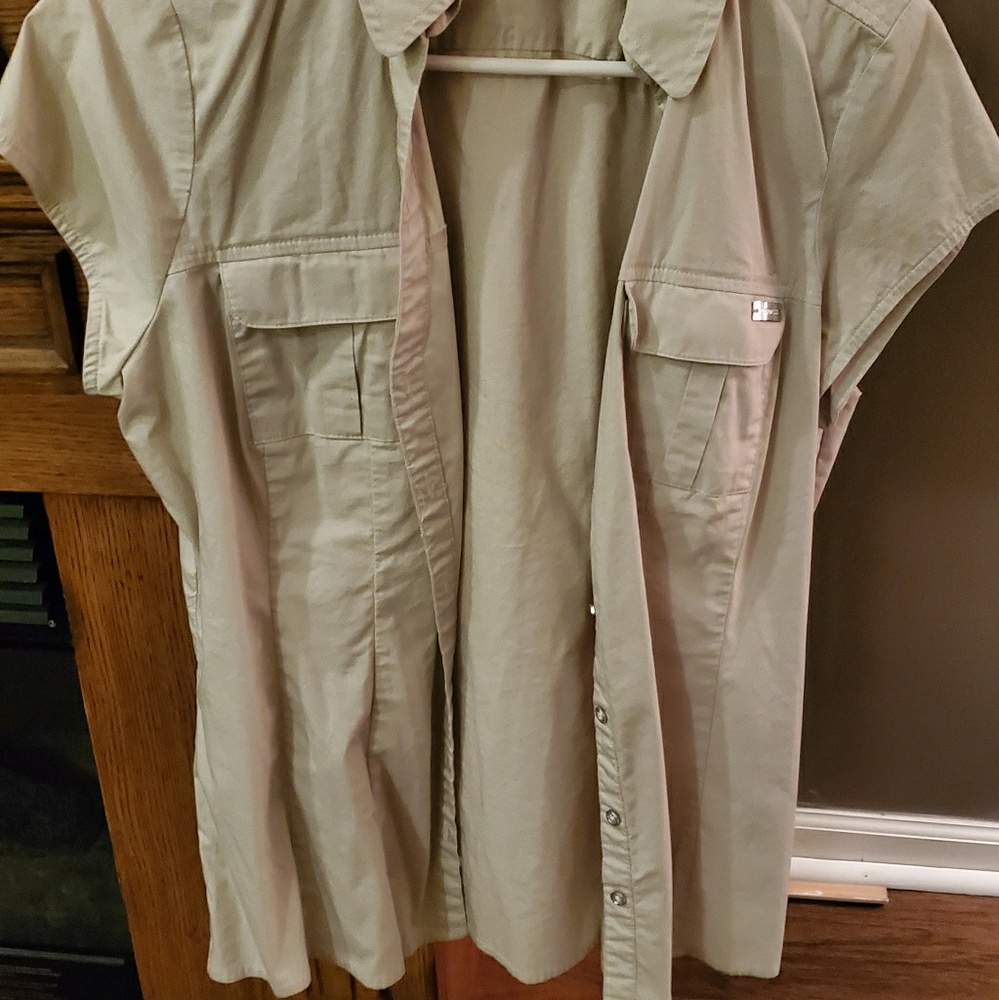 Cream colored Express shirt